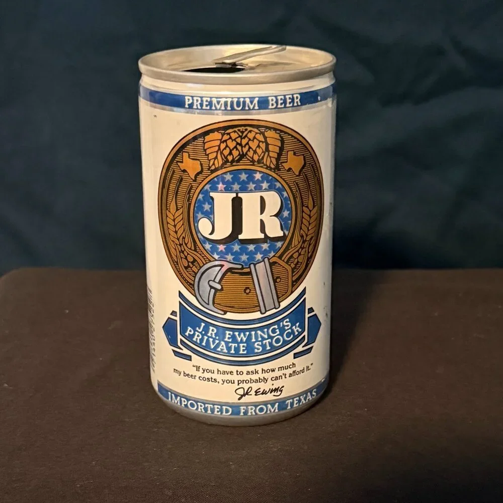 J.R. Ewing's Private Stock Premium Vintage Beer Can